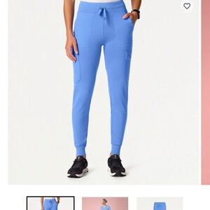 Jaanuu Scrub Joggers Ceil Blue